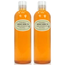 Wheat Germ OIL  Unrefined 100% Pure Cold pressed ORGANIC, Choose 2oz - 1 Gallon