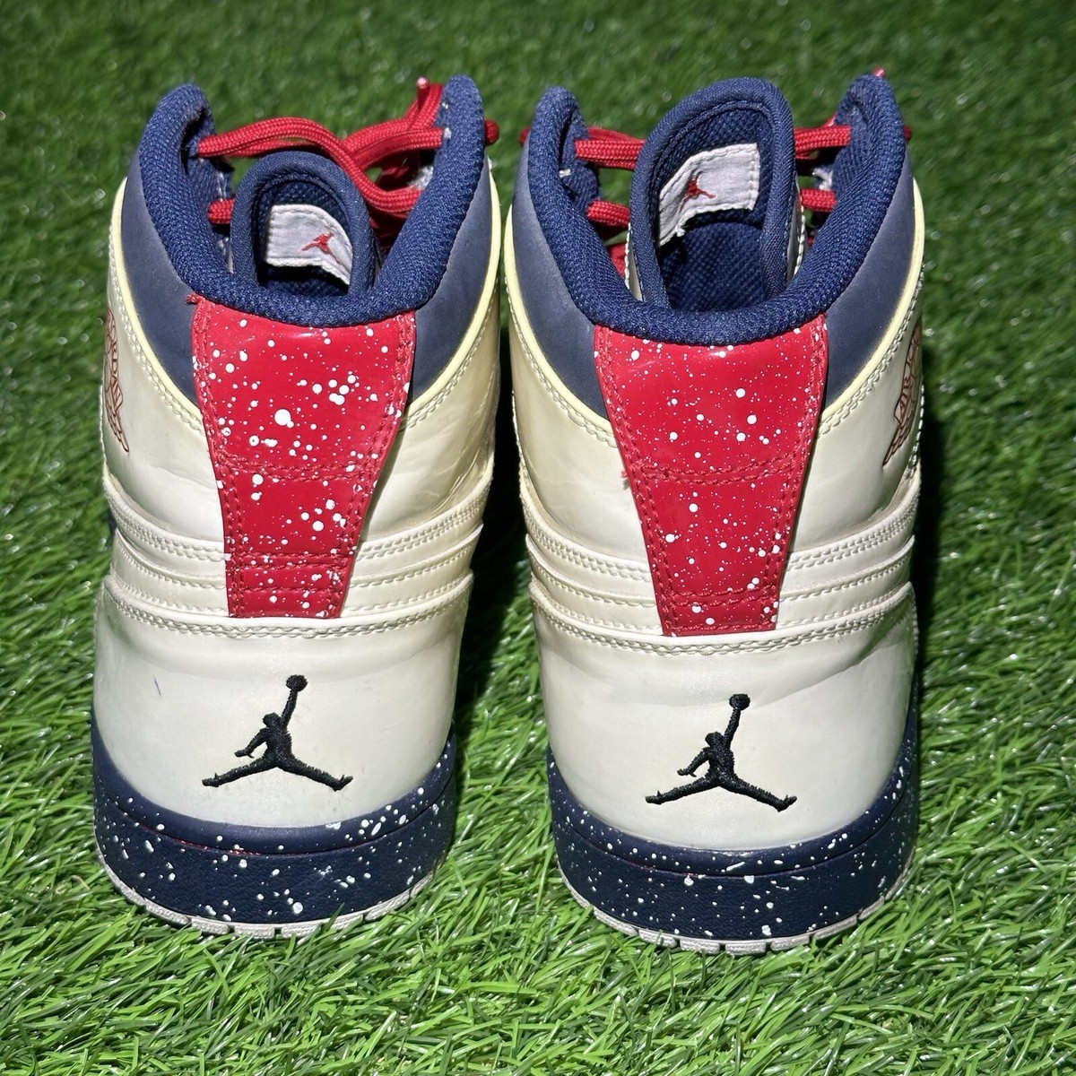 Jordan 1 Premier Olympic Hi Strap Mens 11.5 White Patent Jordan 1 Premier Olympic Hi Strap Mens 11.5 White Patent