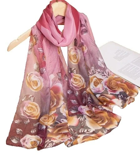 Bufandas y estolas bohemio floral de Poliéster para Mujer