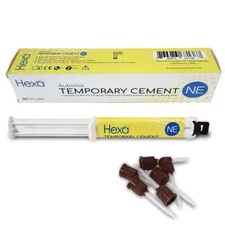 Hexa Non-Eugenol Temporary Cement - 10 ml Syringe with 6 Tips