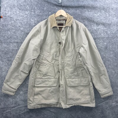 Vintage Faded Glory Jacket Mens M Barn Chore Coat Utility Ranch Flannel  Lined