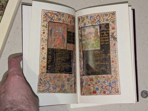 FLEMISH CALENDAR. FACSIMILE OF COD. LAT 396. NICE, VELVET BINDING