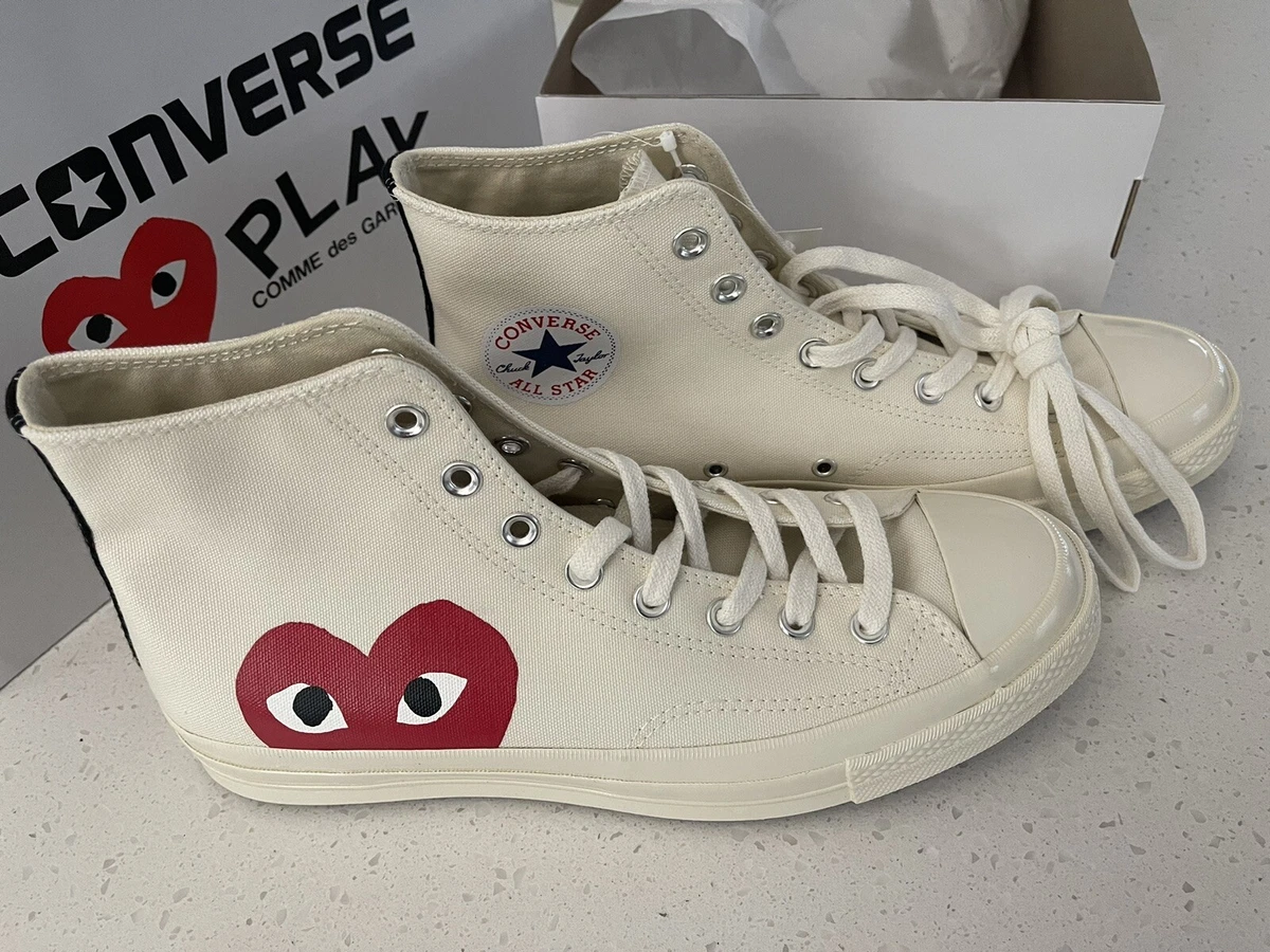 Converse Chuck CDG Play Milk Men&#039;s US 10 Comme Des Garcons Unisex | eBay