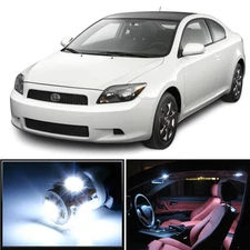 8 x Premium Xenon White LED Lights Interior Package Kit for Scion tC 2005-2007