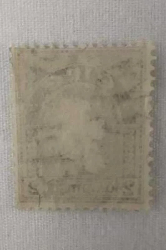 Rare 1930's Irish Stamp Eire 2 Pingin Green and White Stamp Used  - Image 2 of 4