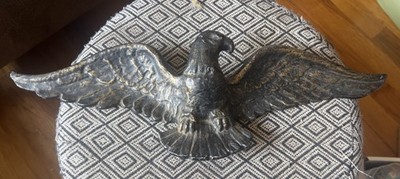  Vintage HOMCO CO. American Eagle Exterior Wall Decor Plaque Wings Spread 16'' B2