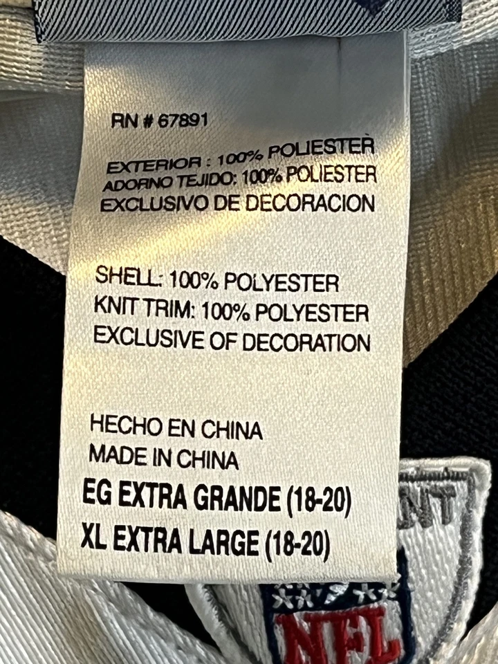 Desean Jackson #10 Eagles Reebok Onfield Vintage White Jersey Youth XL (18-20) - Image 3 of 4
