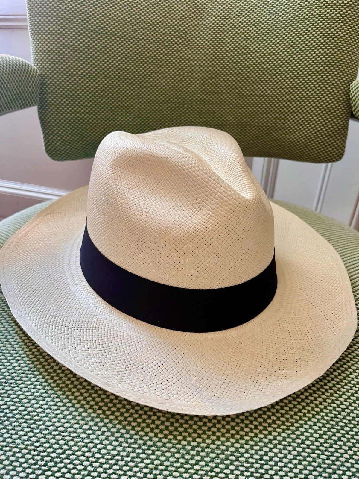 Genuine woven Panama Unisex Natural Colour authentic adult natural size 61/62 Cm