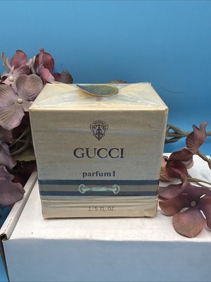 Vintage Gucci 1 Parfum 1/5th oz New Rare Presentation Box! Pure Perfume Sealed