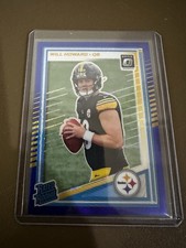 2025 Panini Donruss Optic - Will Howard Blue Hyper Prizm (RC)