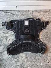 rabbitgoo Tactical Dog Harness Large Black No-Pull Reflective MOLLE Adjustable