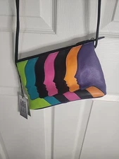 ili New York Premium Leather Faces Women's Crossbody Purse Shoulder Bag Adjust