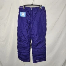 NWT Columbia Youth XL Bugaboo Pant Purple Reflective OMNI Heat Tech $75 Retail