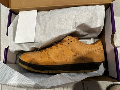 Nike SB Dunk Low Pro Flax-Baroque Brown Wheat Sneakers Size 11 [BQ6817-204]