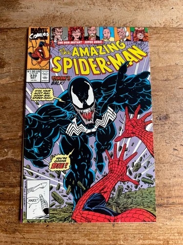 Amazing Spider-Man #332 Marvel Comics 1990 Venom Appearance W