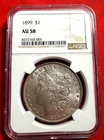 1899 (P) Morgan Silver Dollar NGC AU58