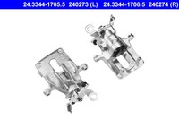 Hinterachse Rechts ATE 24.3344-1706.5 Bremssattel FüR Ford