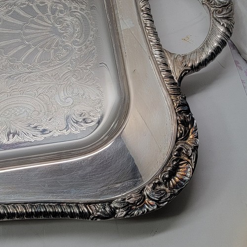 Reed & Barton Sheffield Neiman Marcus geprägt versilbert Cocktail Tablett USA - Bild 18 von 24