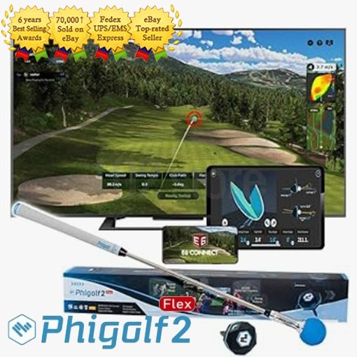 Phigolf2 Flex Home Golf Simulator WGT E6PHG-200[Ugrade]-Express/No