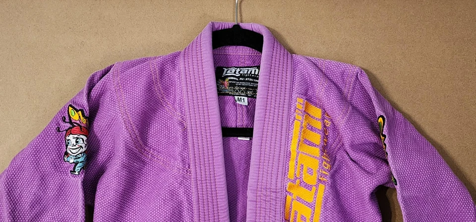 Kimono Kiu-Jitsu Animales Tatami Niños Mariposa Lavanda Púrpura Talla M1 Foto 2 de 4