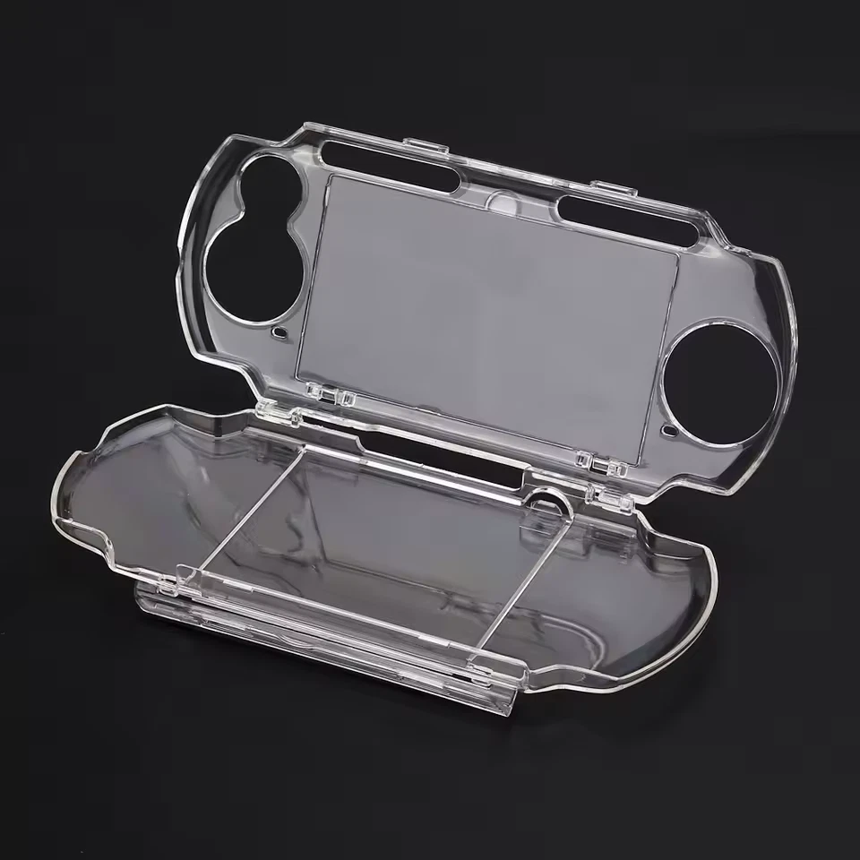 Clear Snap-On Crystal Hard Case Cover For Sony PSP Slim 2000 3000 Dustproof - Image 2 of 4