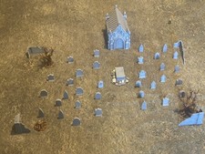 28mm Frostgrave Fantasy Or Medieval Grave Yard. Scenics Terrain.