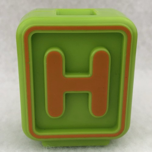 Bloque de alfabeto de repuesto de tren alfabeto sentado a pie Vtech - letra de cal H - Imagen 1 de 3