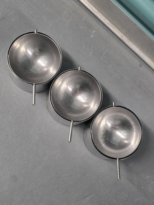 Arne Jacobsen Stelton Cylinda Line Revolving Stainless Steel Ashtray 1960's