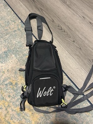 Wolt Mini Backpack Travel Cross Bag Black Light Weight
