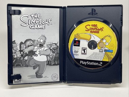 The Simpsons Game PS2 (Sony PlayStation 2, 2007) Manual Included Tested Works - Picture 3 of 4