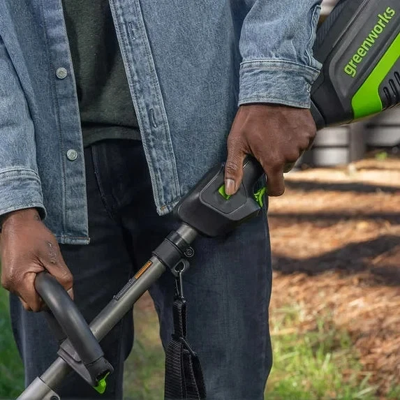 Greenworks 80V 17" Brushless String Trimmer w/ 2.0Ah Battery & Charger | New - Image 3 of 4