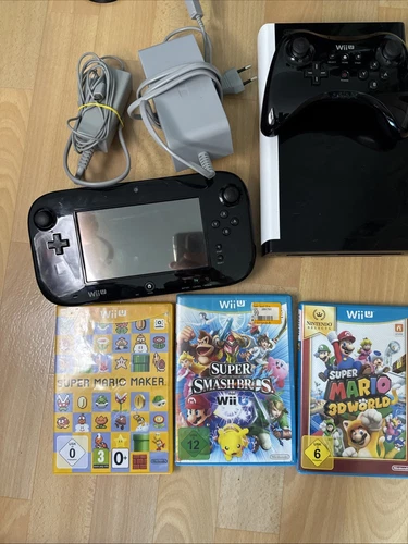 Nintendo Wii U mit 3 Spielen Und Wii U Controller/ Neues Laufwerk Getestet✅