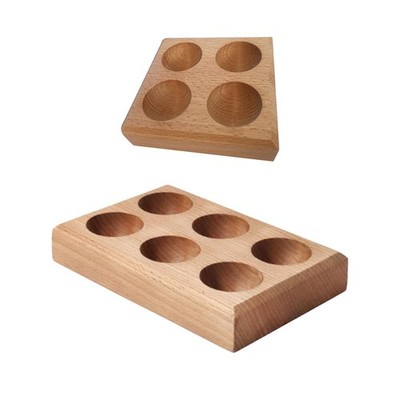 Holz Eierhalter Eierablage Tragbar Mini Holz Eierablage Eierbehälter für