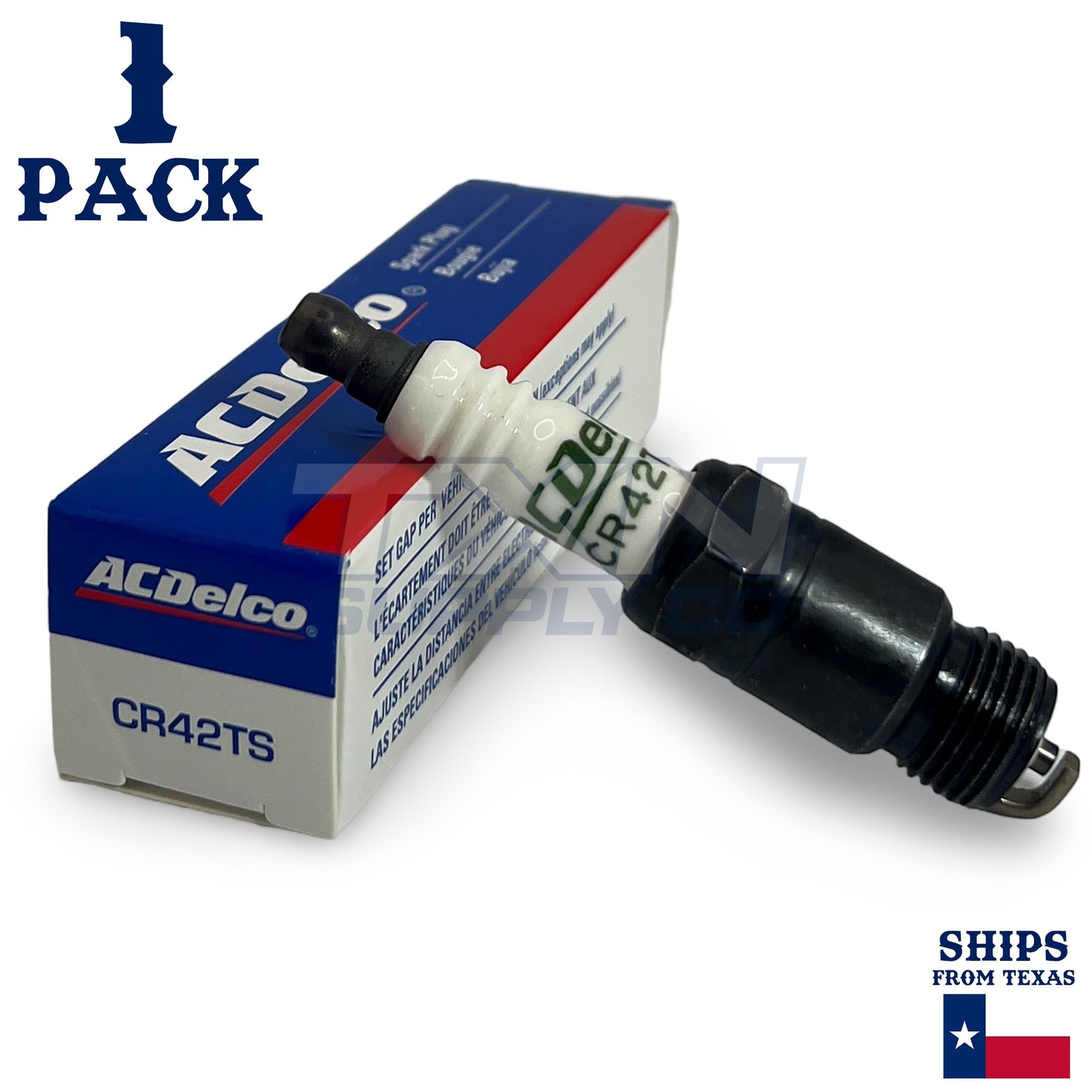 1 Pack Genuine GM ACDelco Spark Plug CR42TS