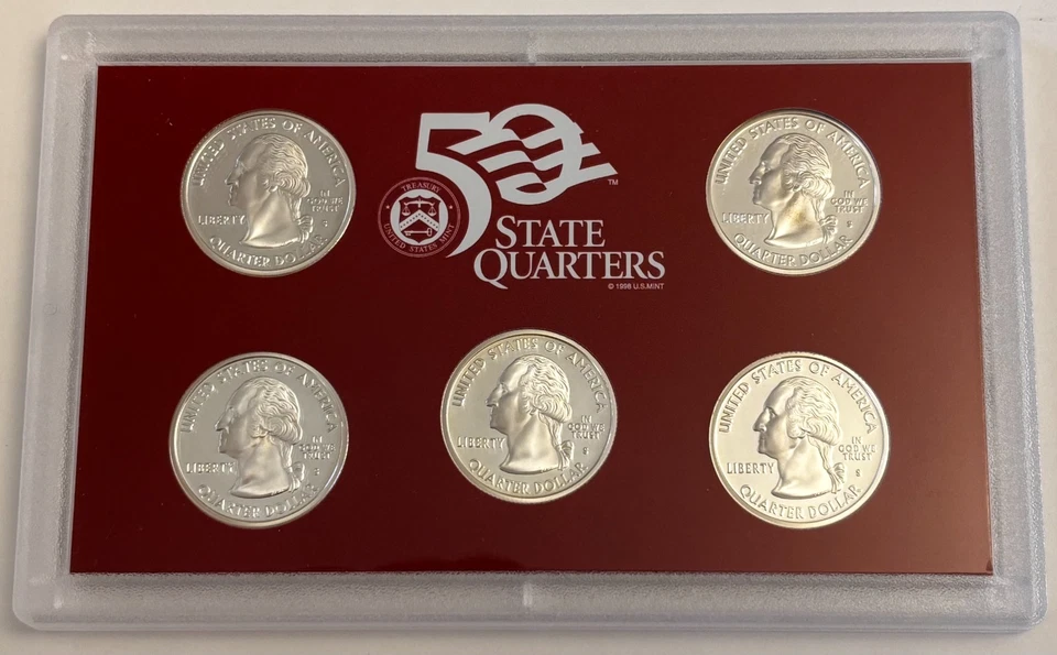 2006 United States Mint 50 State Quarters SILVER Proof Set with OGP & COA - Image 3 of 4