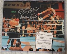 8" X 10" Hand Signed Photo By Oliver McCall!  Schwartz Sports Authentic