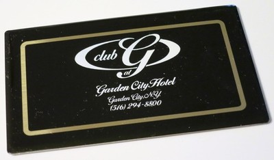 CLUB G Garden City Hotel New York LITTLE BLACK BOOK Phone and Addresses VINTAGE