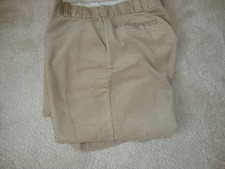 Sears Perma Press Tan Corduroy Pants Men's 34 x 32 Vintage 70's