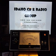 Vintage Swan Electronics WM-3000   2000 Watt Peak Reading Meter 3.5-30Mhz AM/SSB