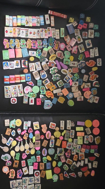 Vintage Korean Erasers Over 275 Pieces