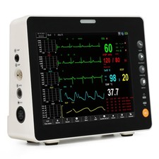 JR2000B 8-Zoll-Multiparameter-Patientenmonitor misst EKG RESP SpO2 NIBP PR TEMP