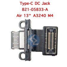 NEW Black DC Jack Type-C USB-C Port 821-05833-A Macbook Air 13" A3240 2015