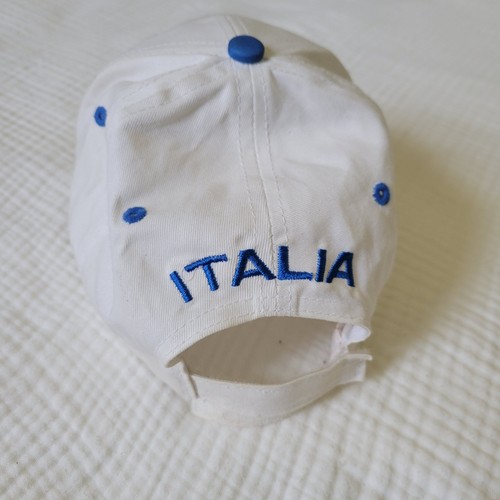Cappello Berretto Italia Bandiera Italiana Blokecore Italia Bianco Baseball Ballcap - Foto 3 di 6