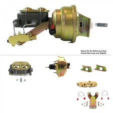 1961-64 Ford Truck 8 Single Power Brake Booster Kit Bottom Mount Prop Discdrum