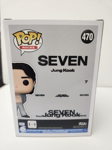 Funko POP! Rocks BTS Solo Jung kook - Seven 470 - Picture 4 of 4