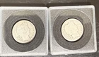 Barber Quarter Silver Coin Pair 1893 1904