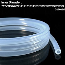 Clear Silicone Hose Pipe Tube Water Dispenser Conduit ID 2-50mm OD 3-60mm