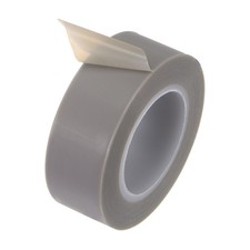 0.8"x33ft 0.13mm Thick PTFE Film Tape Gray DIY Single Side Adhesive , 1Pcs