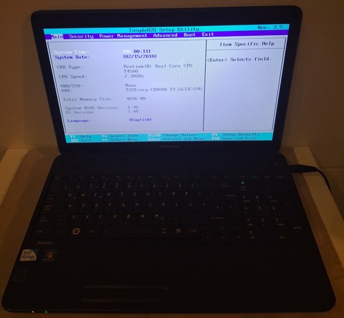 Toshiba Satellite C650 Notebook 15,6" Display (  1820 )