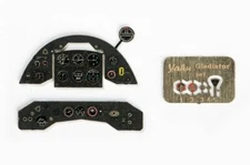 Yahu 4832 x 1/48 Gladiator Mk I Late/Mk I Instrument Panel PE set for Roden, EDU